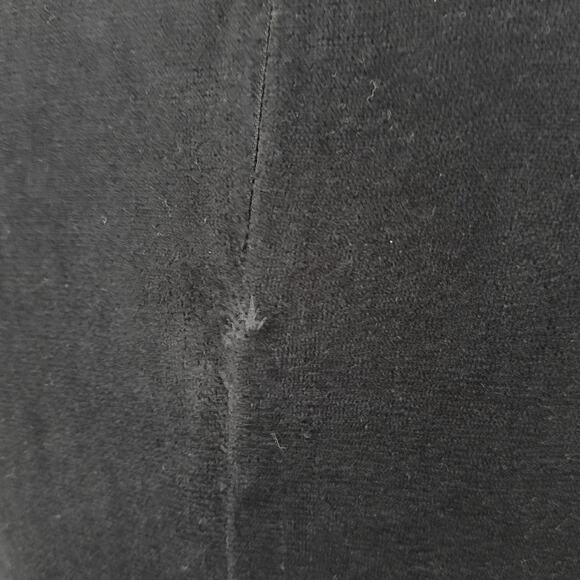 Vintage 90s The Limited Black Velour Bodysuit Mock Neck Long Sleeve - Picture 9 of 9